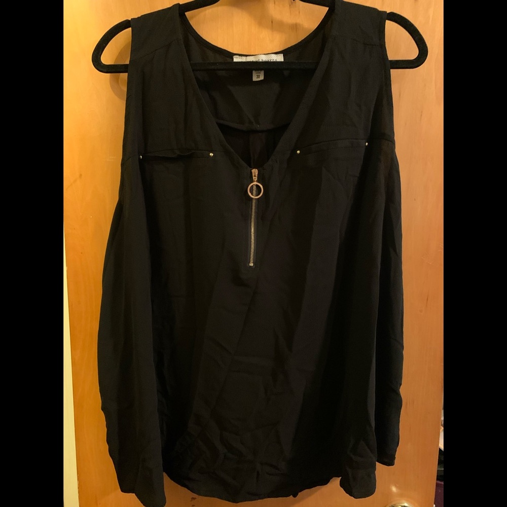 Black tank top